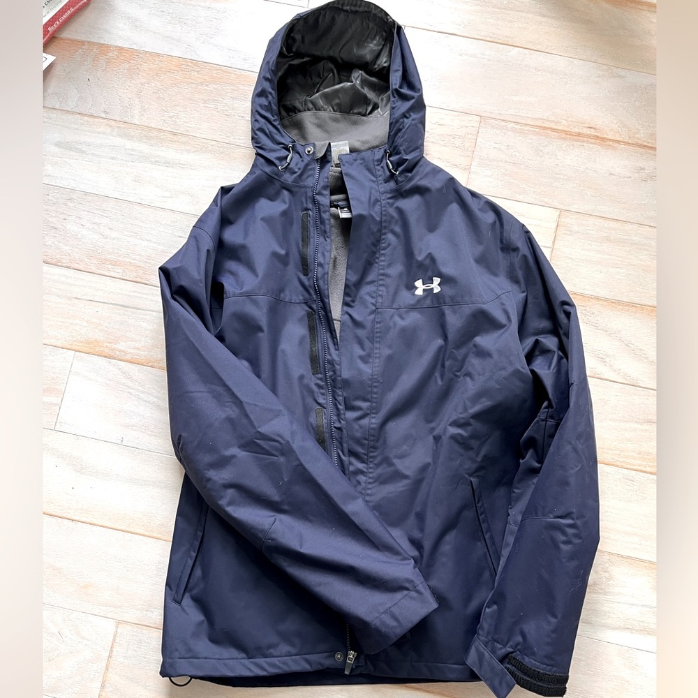 Wind resistance jacket with removable fleece liner